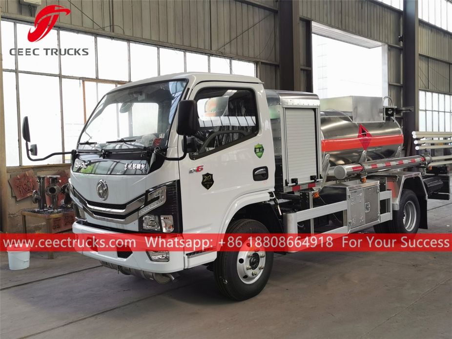 รถบรรทุกน้ำมัน 2CBM Dongfeng