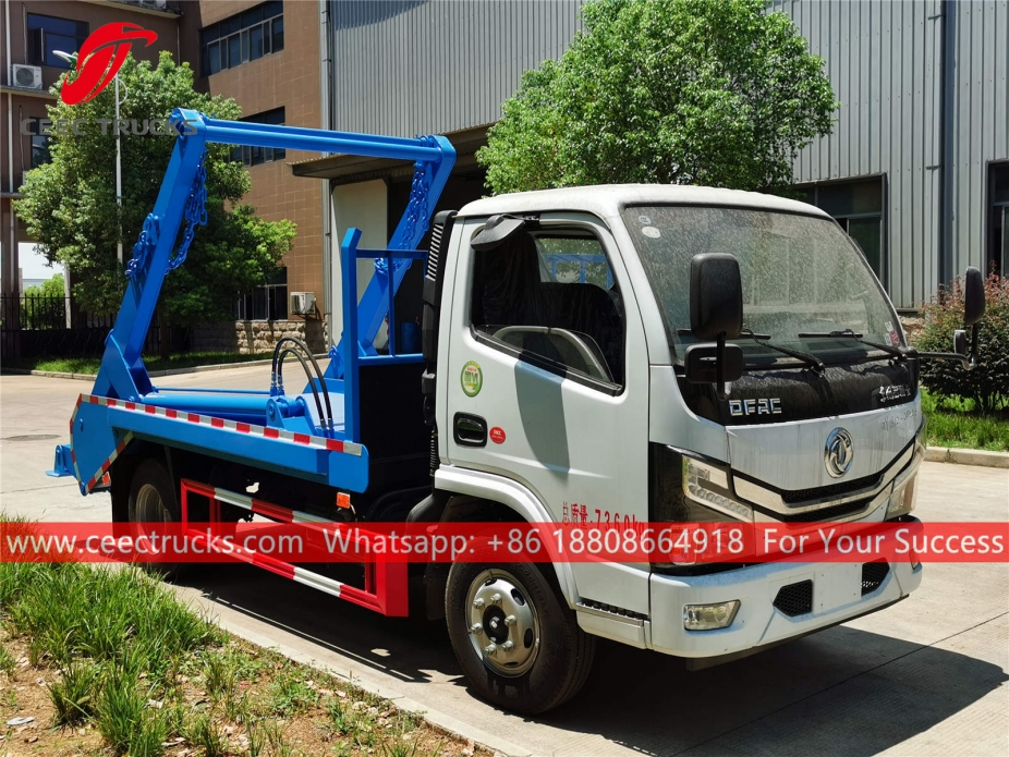 รถบรรทุกแบบมีถังบรรจุขยะ 5CBM Dongfeng