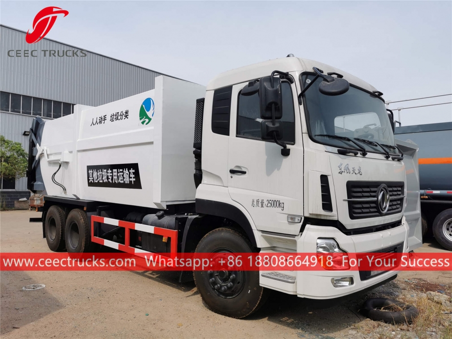 เครื่องเก็บขยะ Dongfeng 18CBM