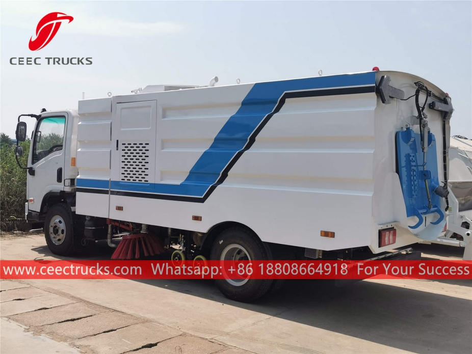 รถกวาดถนนและล้างรถ Shacman