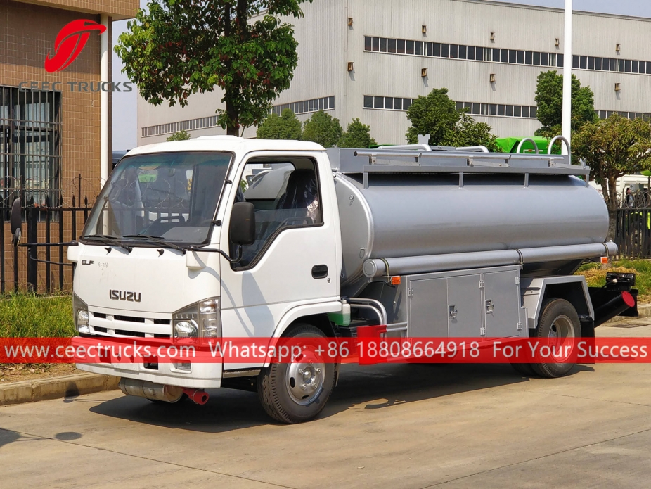 รถบรรทุกน้ำมัน 4CBM ISUZU