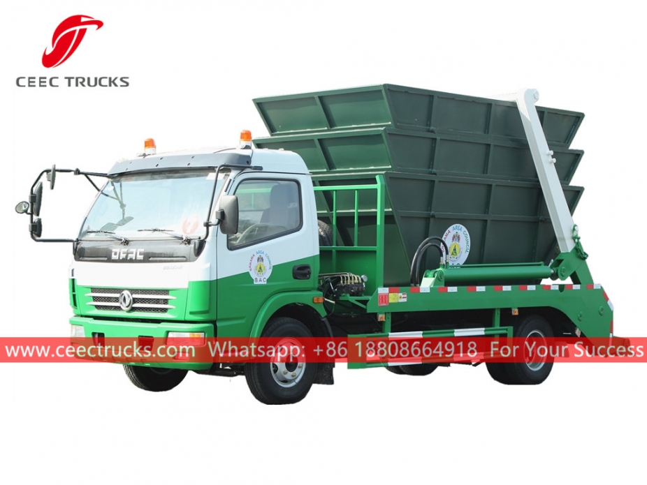 รถบรรทุกขยะ 6CBM ของแกมเบีย Dongfeng