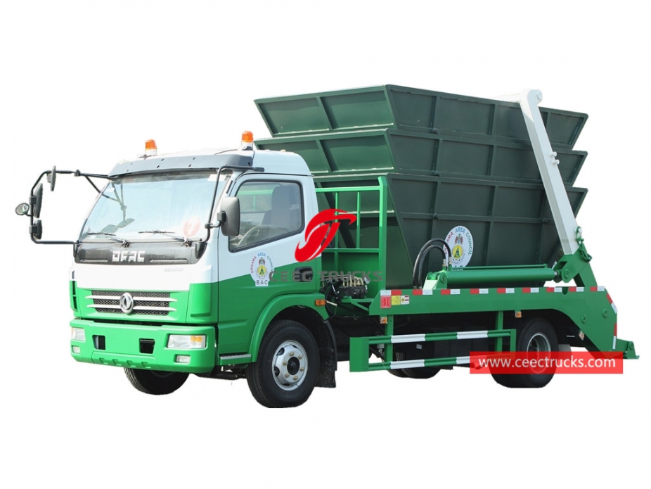 รถบรรทุกขยะ 6CBM ของแกมเบีย Dongfeng