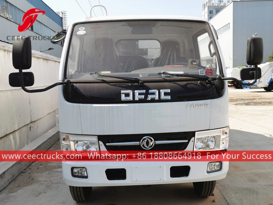 รถบรรทุกขยะแบบบรรทุกหลัง Dongfeng 6CBM