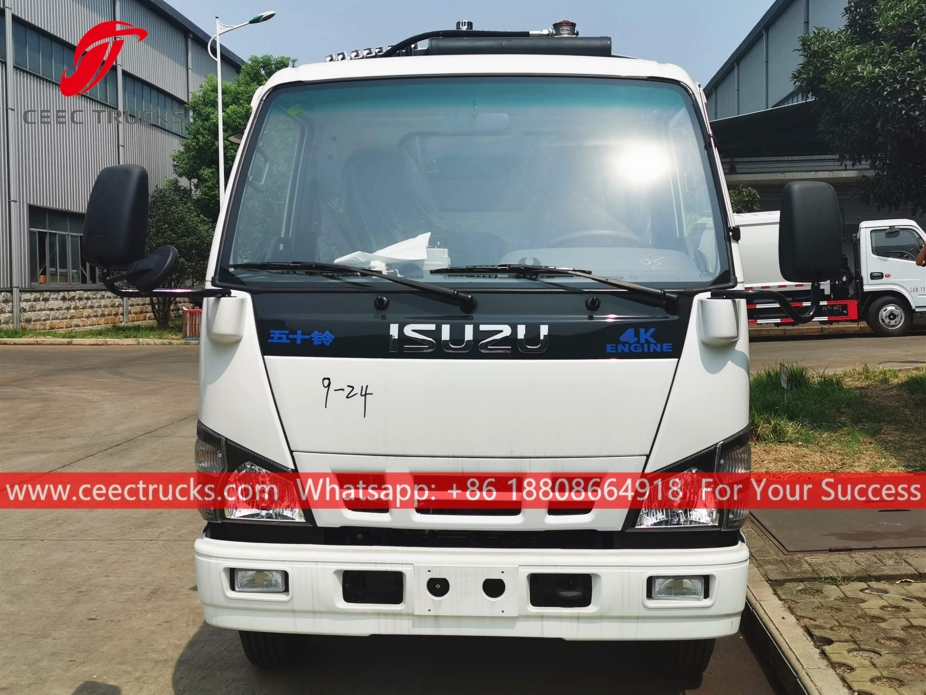 รถบรรทุกขยะ ISUZU 6CBM แบบบรรทุกท้าย