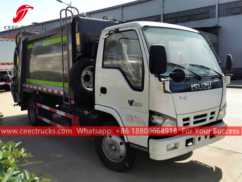 รถบรรทุกบดอัดขยะ ISUZU 6CBM