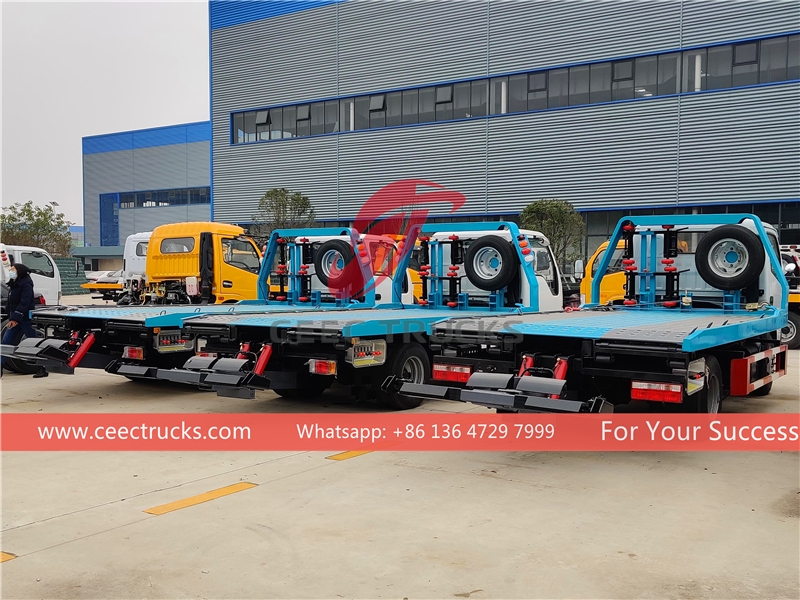 รถบรรทุกพ่วงข้างพังเสียหาย ISUZU 100P