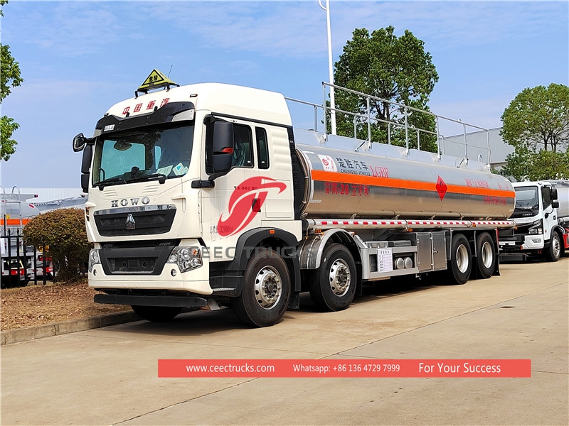 รถบรรทุกน้ำมันใหม่เอี่ยม 40 ลูกบาศก์เมตรของฮาวโอ