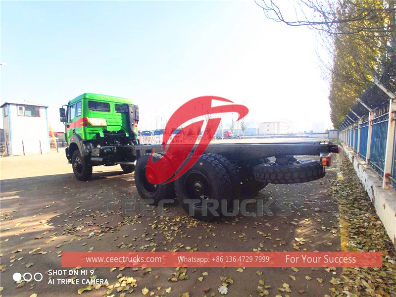 congo beiben 6 wheel drive cargo truck chassis