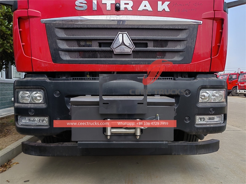 รถดับเพลิงฮาโว พร้อมเครน 5 ตัน และไฟฉุกเฉิน 12 เมตร