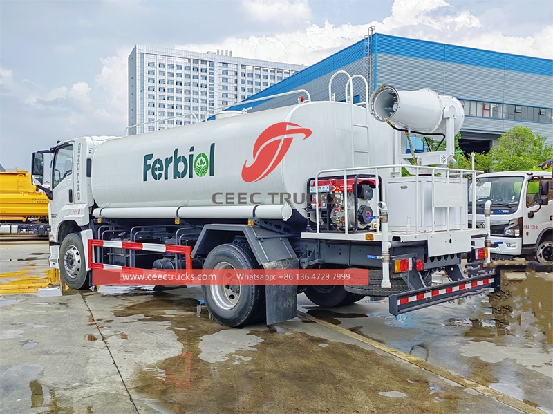 รถบรรทุกป้องกันฝุ่นประสิทธิภาพสูง ISUZU GIGA ความจุขนาดใหญ่ 16CBM