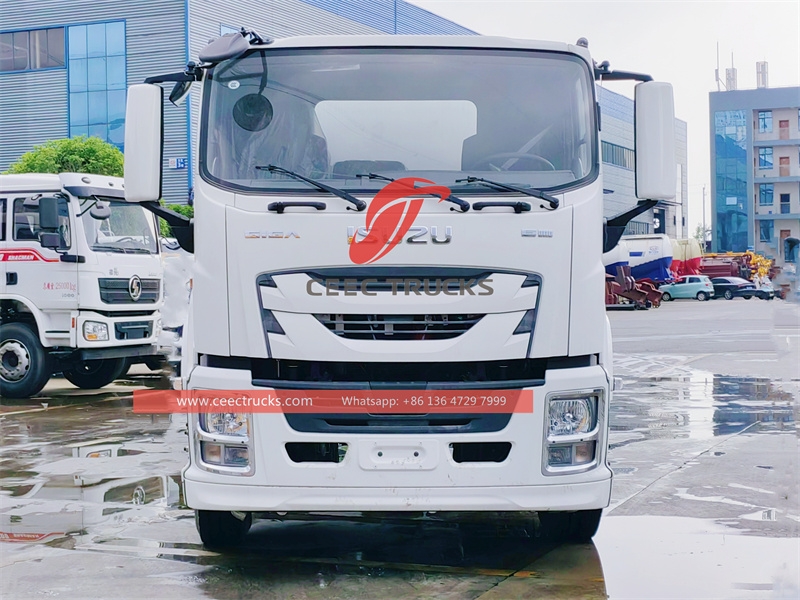 รถบรรทุกป้องกันฝุ่นประสิทธิภาพสูง ISUZU GIGA ความจุขนาดใหญ่ 16CBM