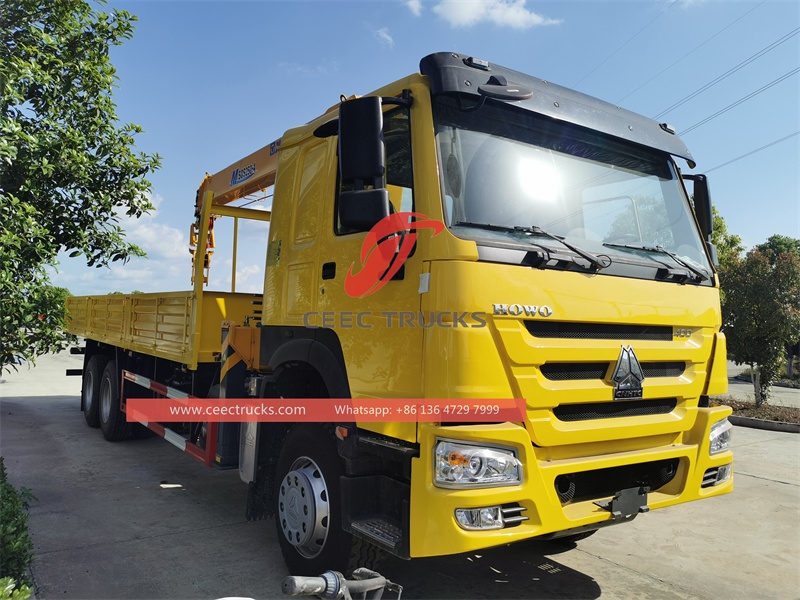 รถบรรทุกติดเครน Sinotruk 6×4 400 แรงม้า XCMG