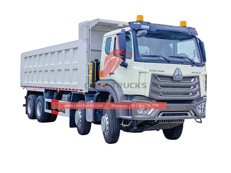 รถบรรทุกดัมพ์ Sinotruk 8x4 420HP 40 ตัน พร้อมจำหน่ายตรงจากโรงงาน