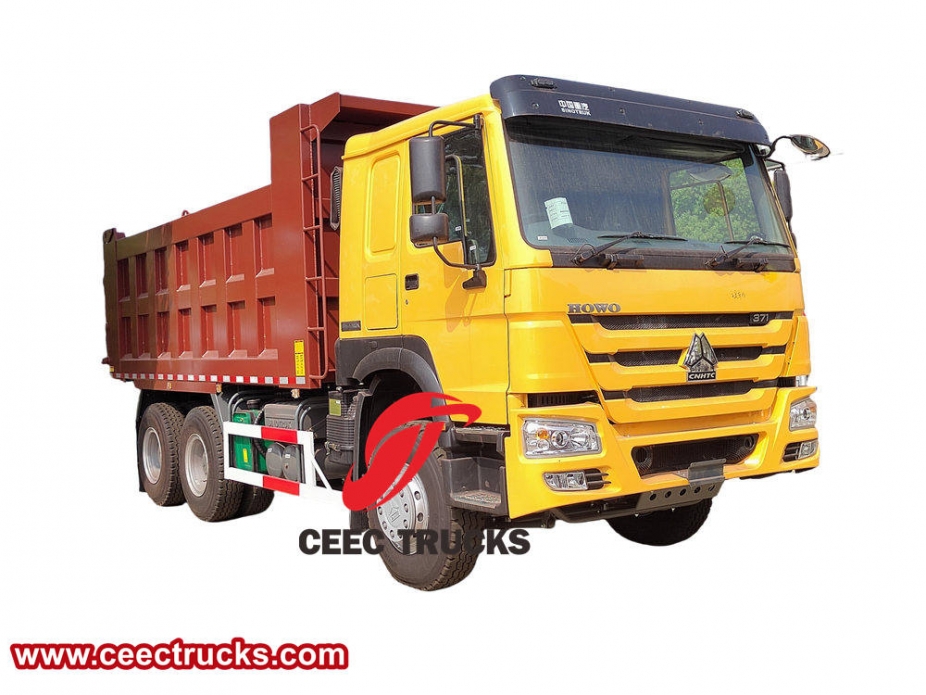 รถบรรทุกดัมพ์เหมืองแร่ Howo 371 แรงม้า