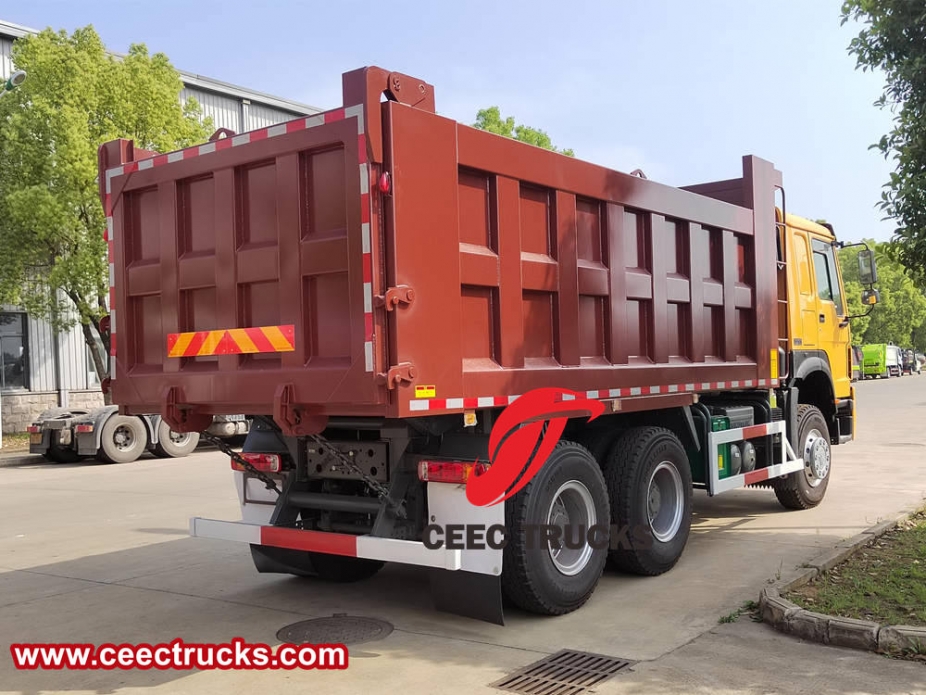 รถบรรทุกดัมพ์เหมืองแร่ Howo 371 แรงม้า