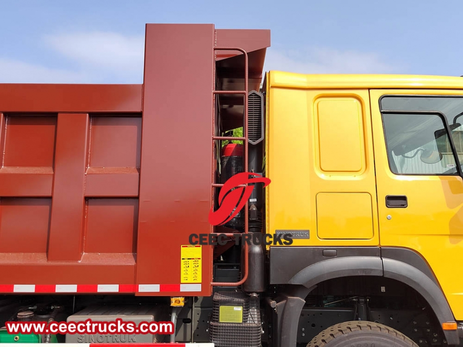 รถบรรทุกดัมพ์เหมืองแร่ Howo 371 แรงม้า