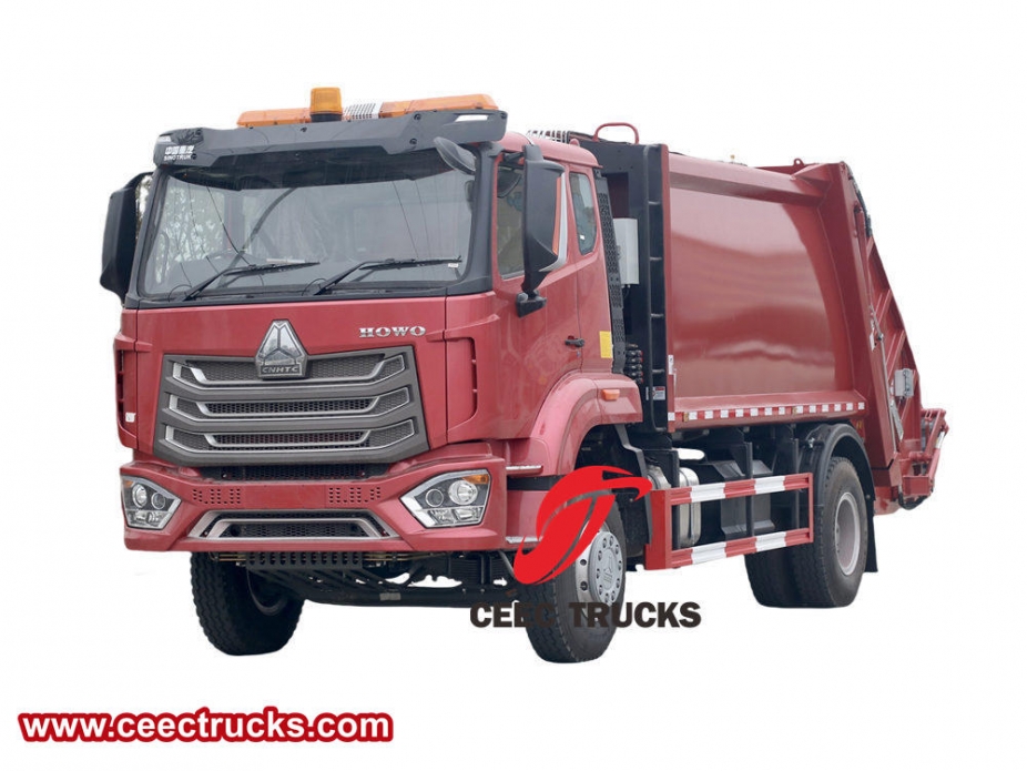 รถบรรทุกอัดขยะ Howo 12 cbm