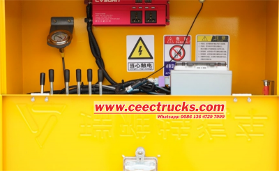 Isuzu 45m mounted aerial work platform truck