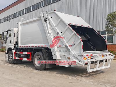 ISUZU FTR 10CBM rear loader garbage compactor truck