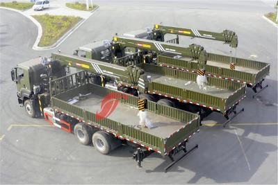 Philippine Isuzu GIGA 380HP boom crane dropside cargo truck