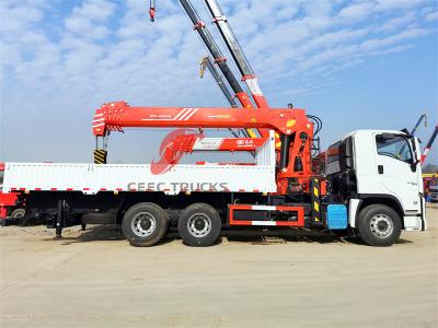 Philippine Isuzu GIGA 380HP boom crane truck