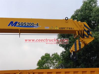 FAW 6x4 RHD 8tons boom crane truck