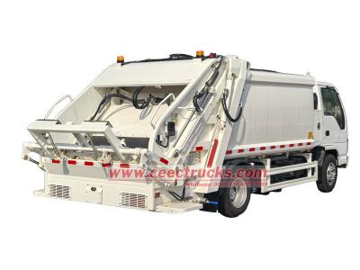 Isuzu ELF rear loader garbage truck
