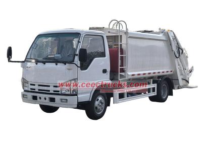 Isuzu ELF rear loader garbage truck