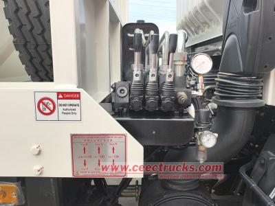 HOWO swing arm garbage truck