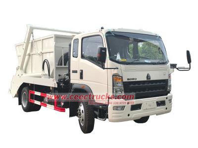 HOWO swing arm garbage truck