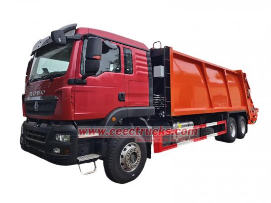 Howo 20CBM garbage compactor truck