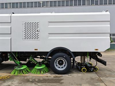 ISUZU 240HP garbage road sweeper truck