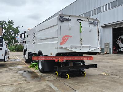 ISUZU 240HP garbage road sweeper truck