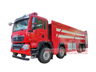 HOWO TX 8x4 24tons foam water fire truck