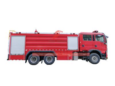 HOWO TX 6x4 foam water fire truck
