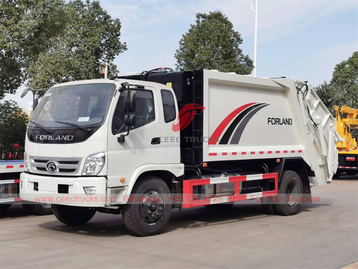 รถบรรทุกบดอัดขยะ FOTON 8 CBM ส่งออกโดย CEEC TRUCKS