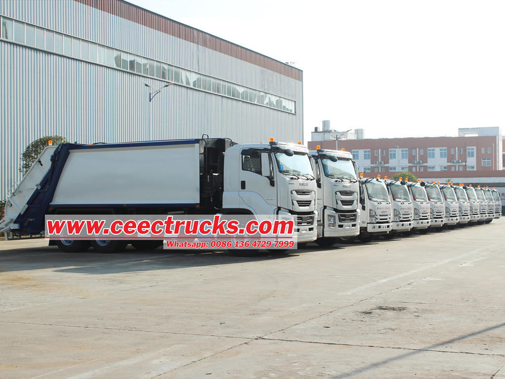 รายการอะไหล่รถบรรทุกบดอัดขยะอีซูซุ