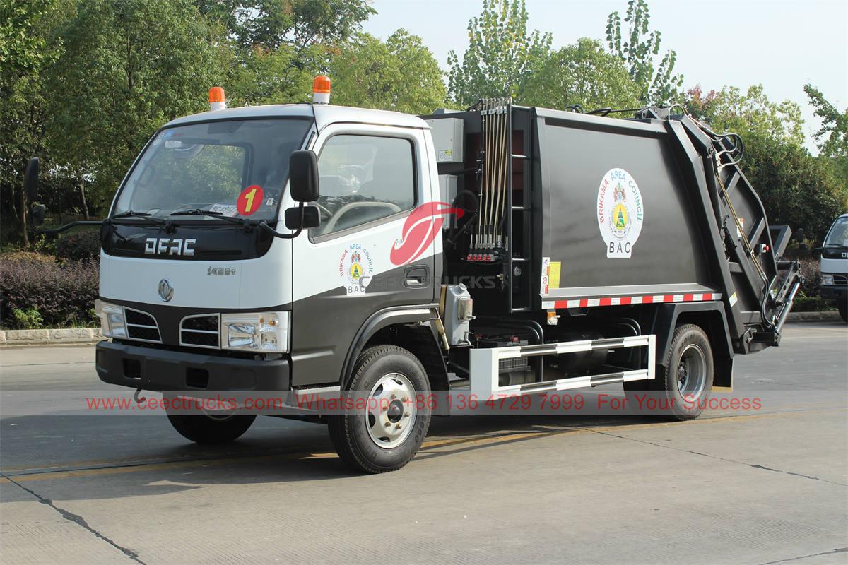 รถบรรทุกอัดขยะ Dongfeng คุณภาพสูงส่งออกโดย CEEC TRUCKS