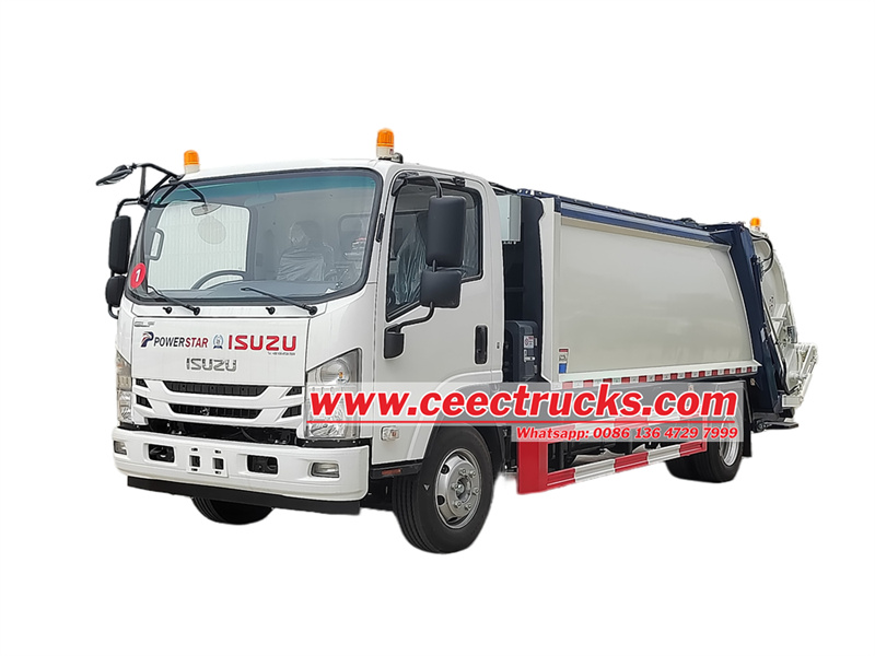 วิธีการใช้งานรถบรรทุกขยะแบบท้าย Isuzu 700P?