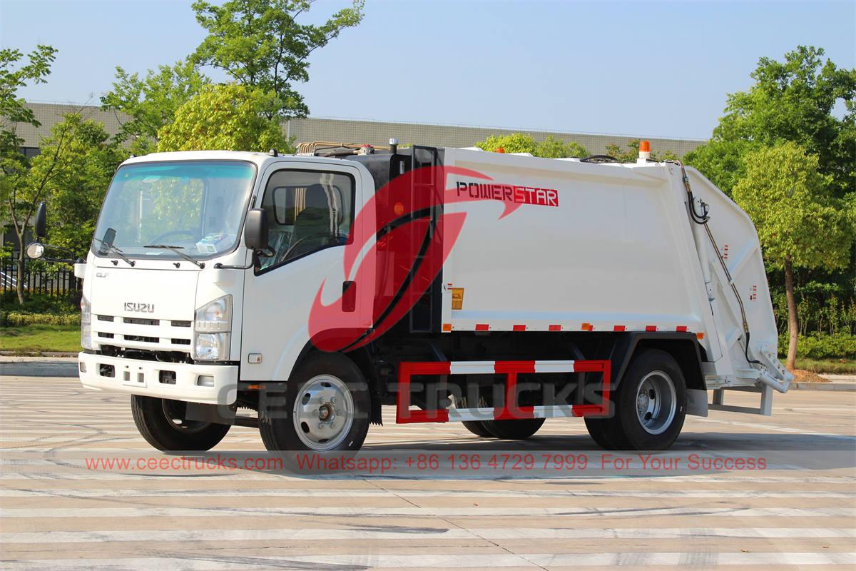 รถบรรทุกอัดขยะสมรรถนะสูง ISUZU ส่งออกโดย CEEC TRUCKS