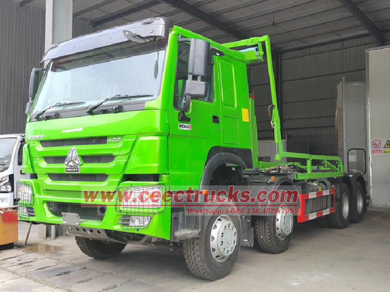 รถบรรทุกเกี่ยว HOWO 8x4 ยกได้เท่าไหร่?