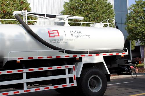 การส่งออกถังบำบัดน้ำเสีย Shacman ไปยังอุซเบกิสถาน