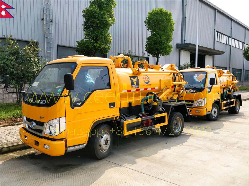 ลูกค้าชาวเนปาลซื้อรถดูดสูญญากาศมินิโฟตอน 5 คัน