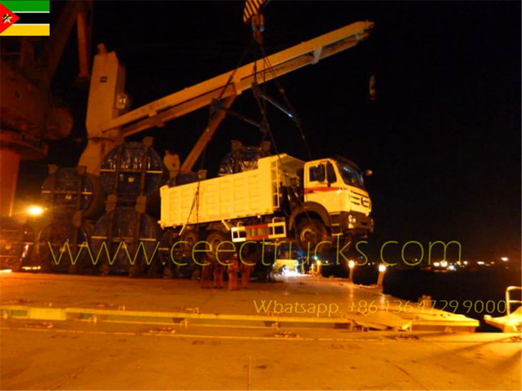 ลูกค้าโมซัมบิกซื้อรถบรรทุกพ่วง Beiben 2530 จำนวน 10 คัน