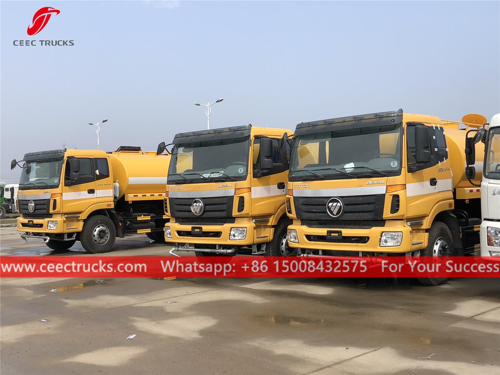 รถบรรทุกน้ำ FOTON 20 CBM จำนวน 5 คัน ได้รับการส่งมอบไปยังอุซเบกิสถาน