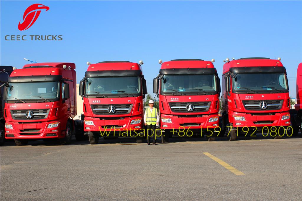 รถบรรทุกหัวลากชนิดหนัก Beiben V3 สำหรับการส่งออก