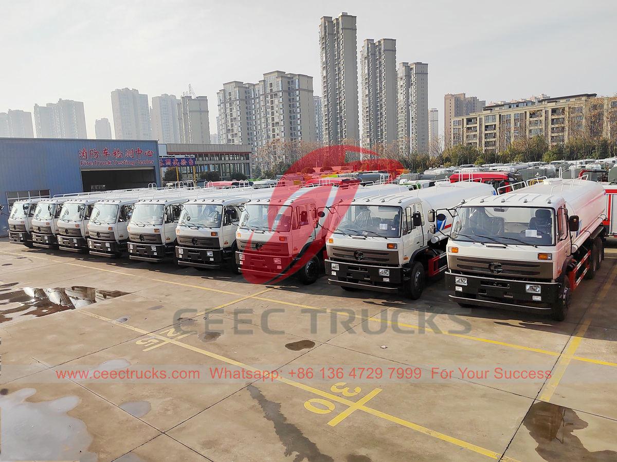 กานา - รถบรรทุกน้ำสแตนเลส Dongfeng จำนวน 10 คันได้รับการส่งมอบจากโรงงาน CEEC