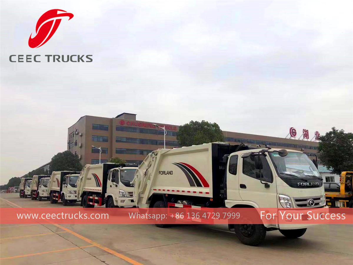 เอธิโอเปีย - รถบรรทุกอัดขยะโฟตอน 10 คันสำหรับการส่งออก