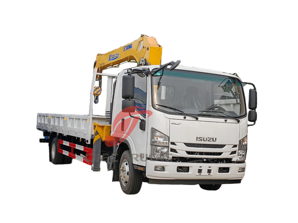 รถบรรทุกบูมเครน Isuzu NPR 5T